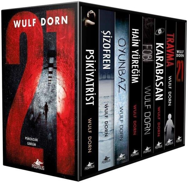 Wulf DornKorku Kitapları & Gerilim KitaplarıWulf Dorn Psikolojik Gerilim Kutulu Özel Seti - 8 Kitap Takım