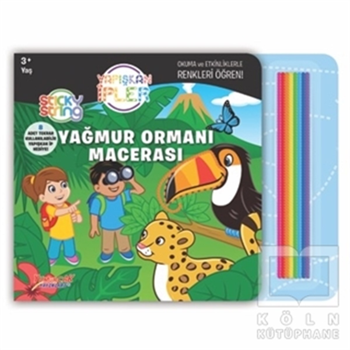 KolektifÇocuk Hikaye KitaplarıYağmur Ormanı Macerası - Yapışkan İpler