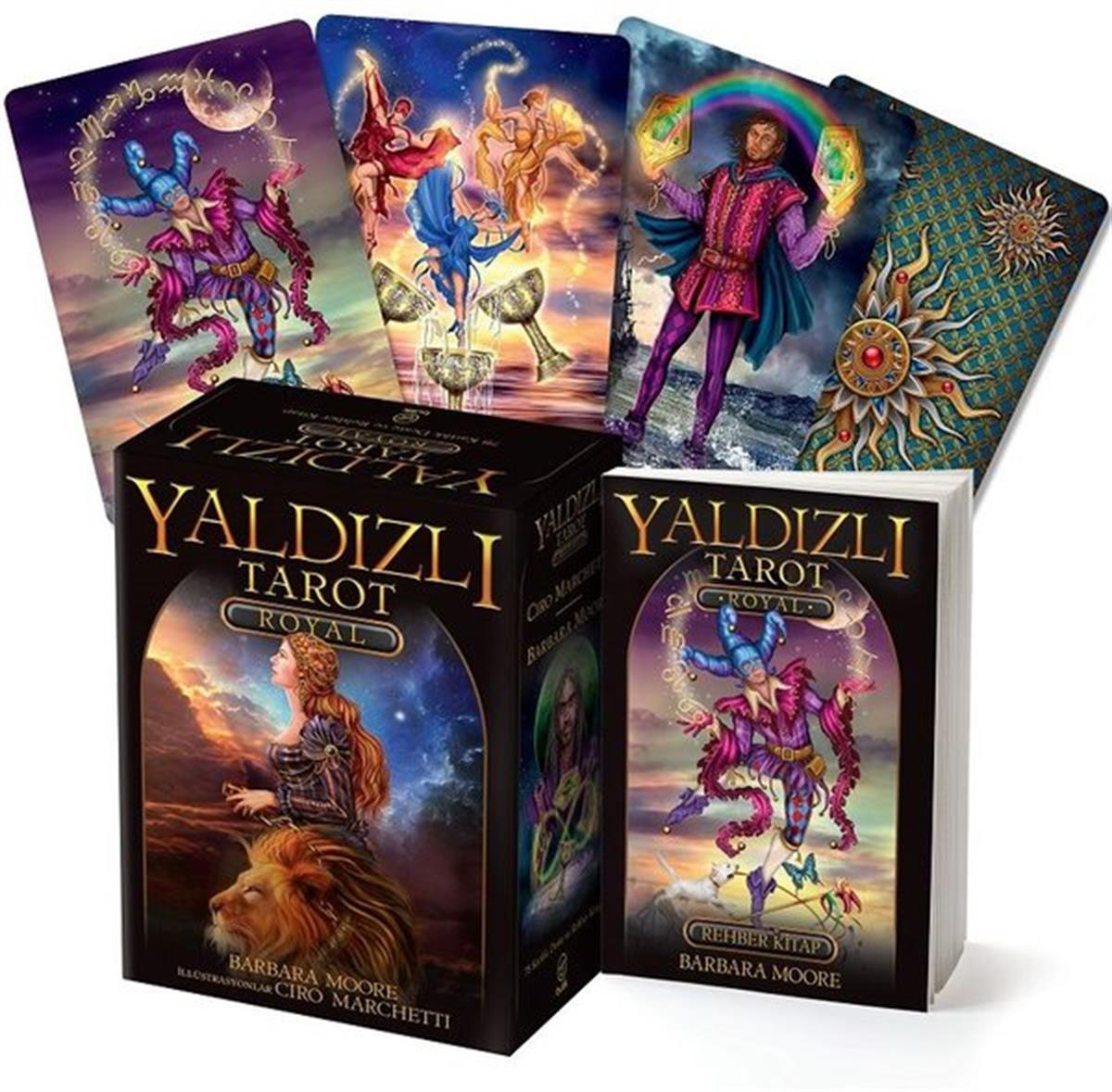 Barbara MooreKehanetYaldızlı Tarot Royal - 78 Kartlık Deste ve Rehber Kitap