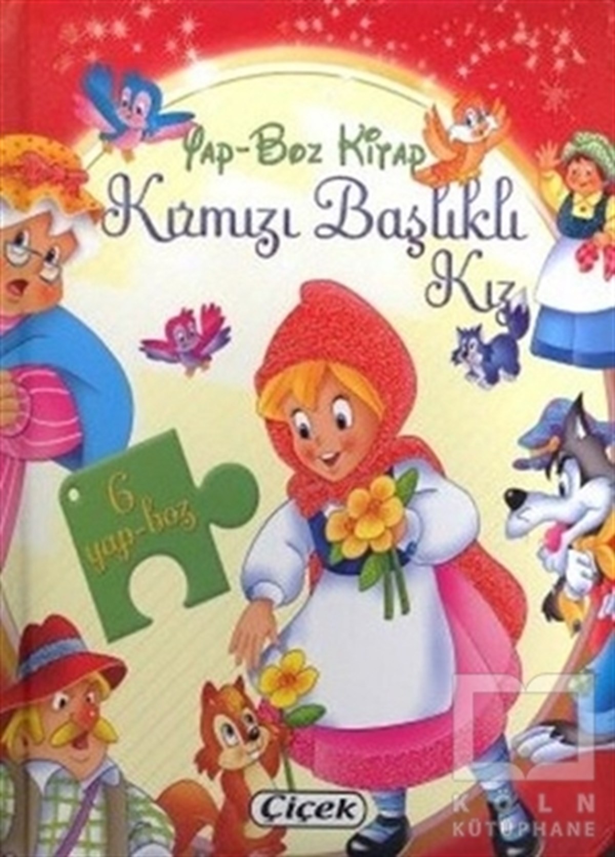 Köln KütüphaneYapbozlu KitaplarYap-Boz Kitap Kırmızı Başlıklı Kız