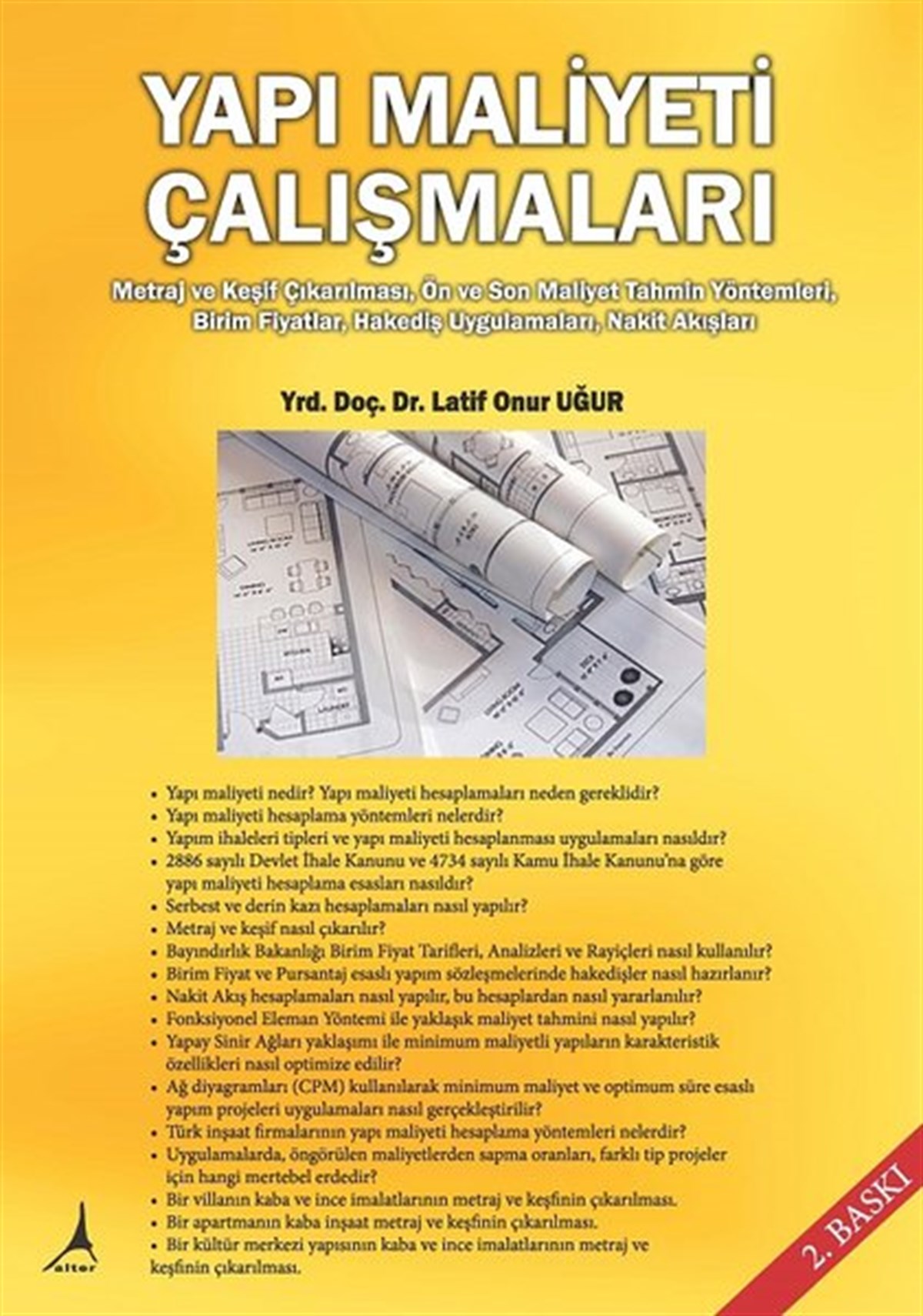 Latif Onur UğurEğitimYapı Maliyeti Çalışmaları