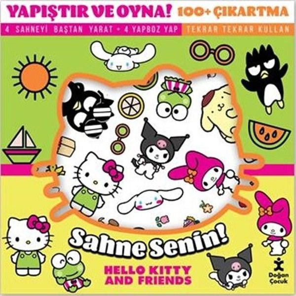 KolektifBoyama KitaplarıYapıştır ve Oyna! Sahne Senin! Hello Kitty and Friends