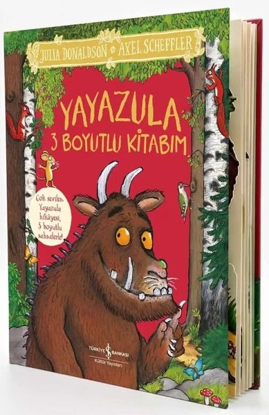 Julia DonaldsonEgitim Etkinlik KitaplariYayazula 3 Boyutlu Kitabım