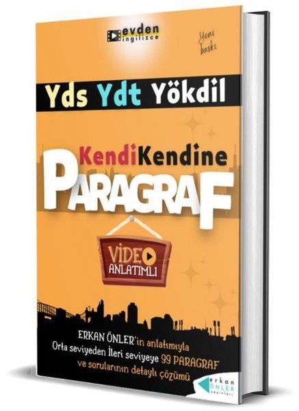 Erkan ÖnlerYDS Soru Bankasi KitaplariYDS YDT Yökdil Kendi Kendine Paragraf - Video Anlatımlı