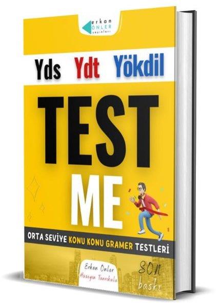 Erkan ÖnlerYDS Soru Bankasi KitaplariYDS YDT Yökdil Test Me - Orta Seviye Konu Konu Gramer Testleri