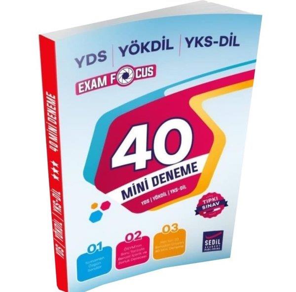 KolektifYDS Deneme Sinavi - Yaprak TestYDS YÖKDİL YKS DİL Exam Focus 40 Mini Deneme