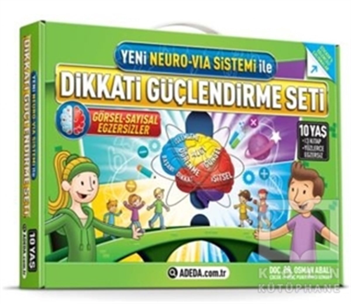 Osman AbalıZeka GelişimiYeni Neuro-Via Sistemi ile Dikkati Güçlendirme Seti 10 Yaş (3 Kitap)