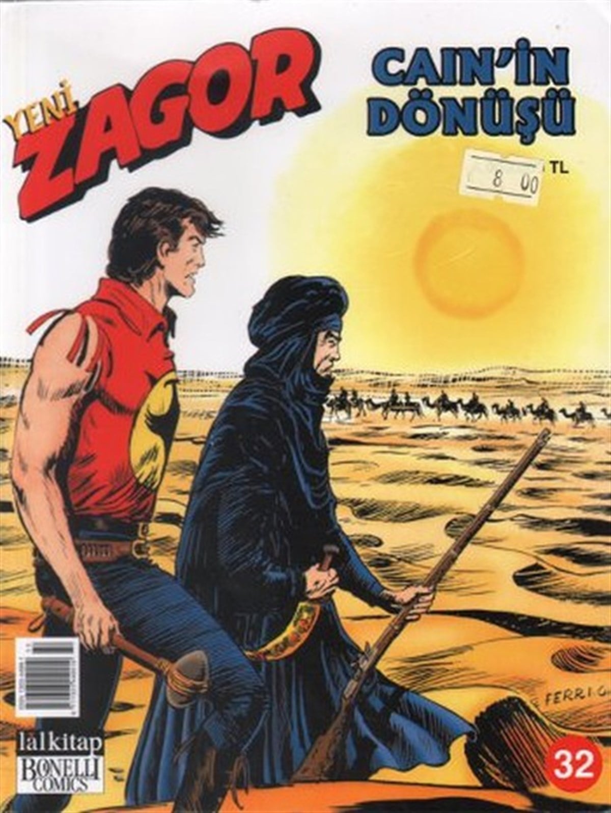 Ay BarkaÇizgi RomanlarYeni Zagor Sayı: 32 - Cain'in Dönüşü