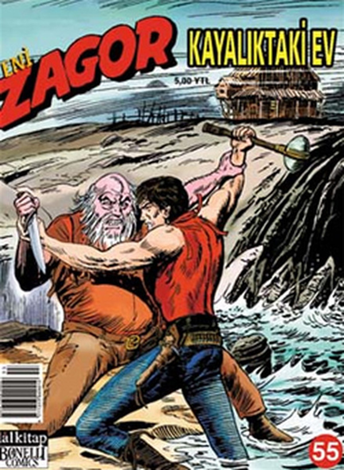 KolektifÇizgi RomanlarYeni Zagor Sayı - 55  (Kayalıktaki Ev)