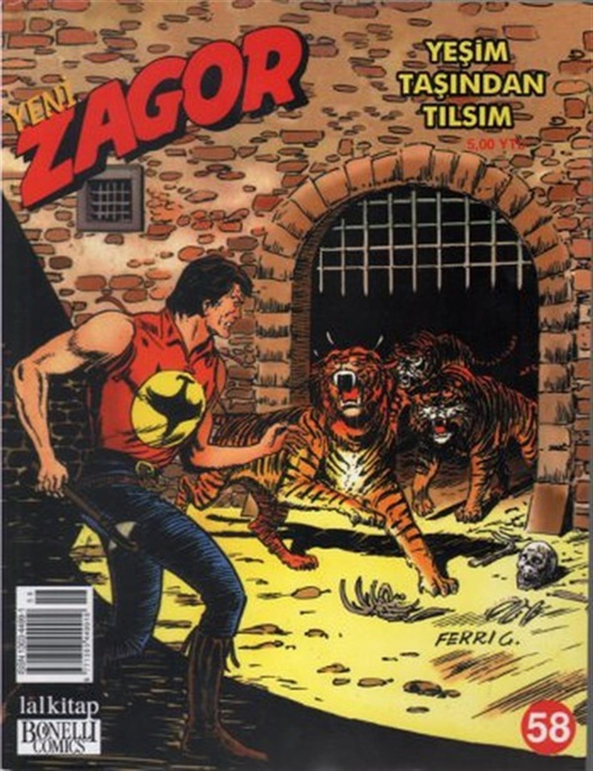 Stefano PriaronaÇizgi RomanlarYeni Zagor Sayı: 58 - Yeşim Taşından Tılsım