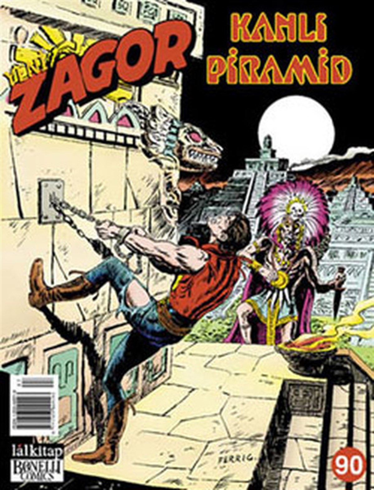 KolektifÇizgi RomanlarYeni Zagor Sayı 90 - Kanlı Piramid