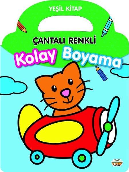 KolektifBoyama KitaplarıYeşil Kitap - Çantalı Renkli Kolay Boyama