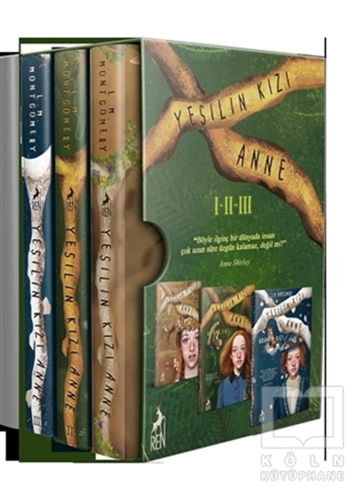 L. M. MontgomeryTürkçe RomanlarYeşilin Kızı Anne Kutulu Set (Ciltli)