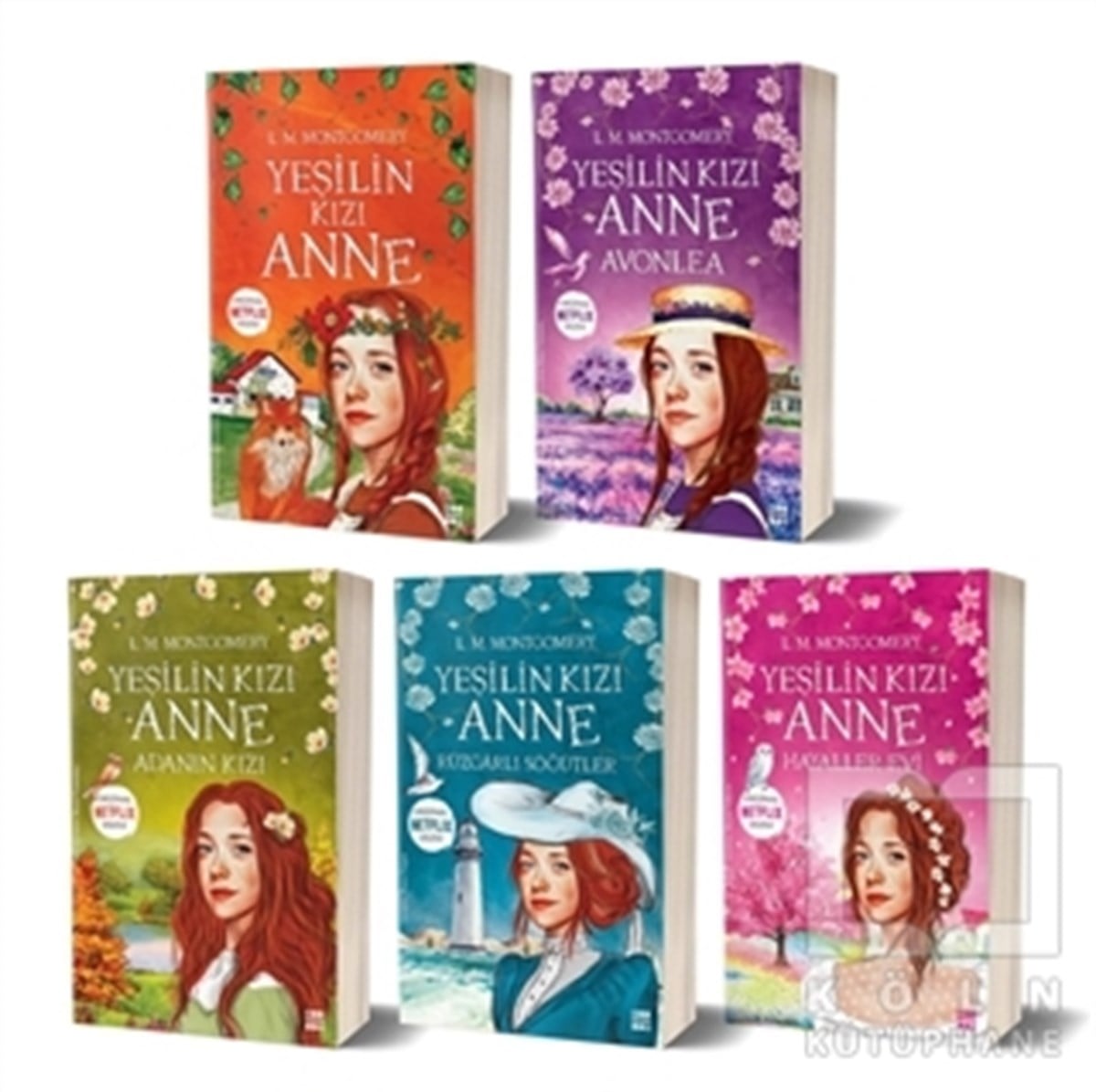 L. M. MontgomeryGençlik Edebiyatı KitaplarıYeşilin Kızı Anne Seti (5 Kitap Takım)