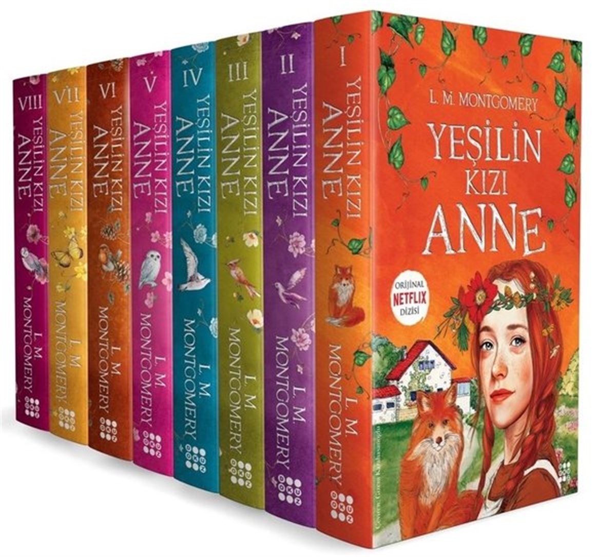Lucy Maud MontgomeryDünya RomanYeşilin Kızı Anne Seti - 8 Kitap Takım