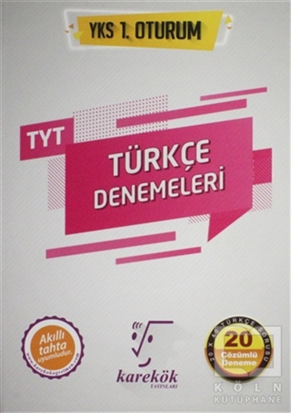 KolektifSınavlara Hazırlık KitaplarıYKS 1. Oturum TYT Türkçe Denemeleri 20 Çözümlü Deneme