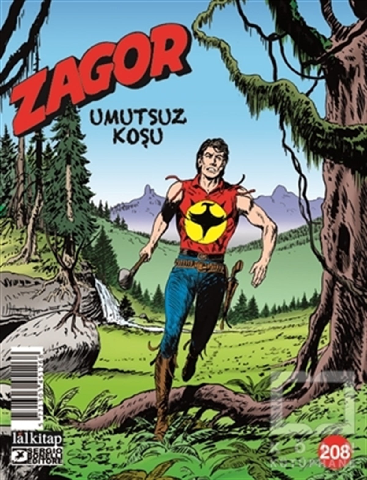 Moreno BurattiniÇizgi RomanZagor Sayı 208 - Umutsuz Koşu