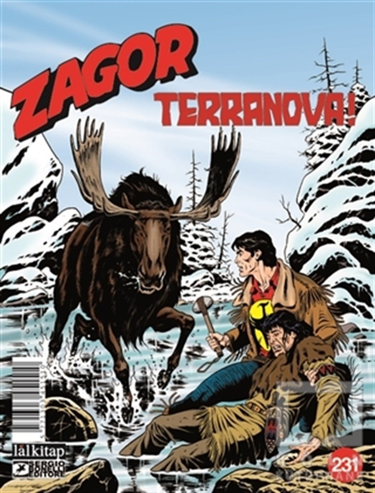 Moreno BurattiniÇizgi RomanlarZagor Sayı: 231 - Terranova