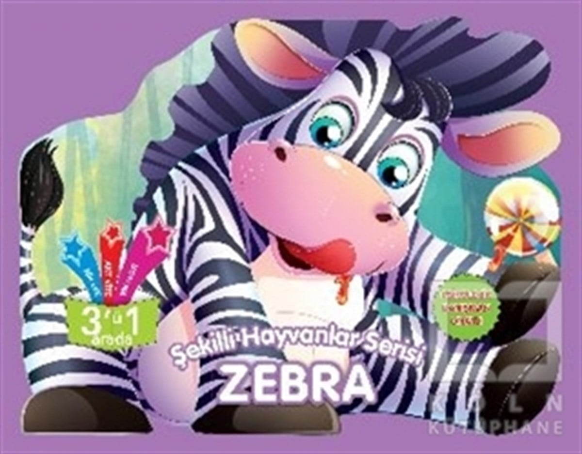 KolektifOkul Öncesi Şekilli KitaplarZebra - Şekilli Hayvanlar Serisi