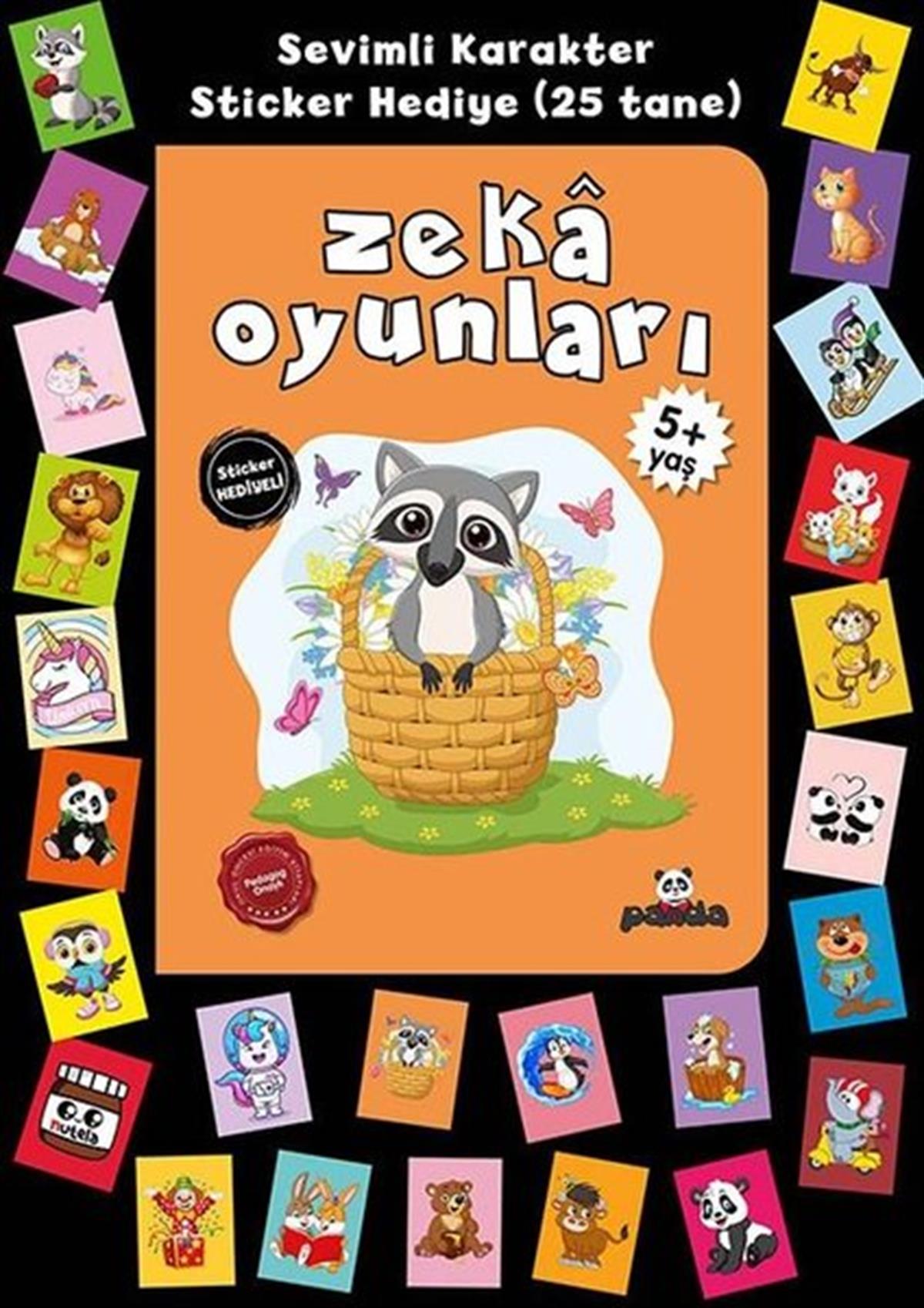 Afife ÇorukEgitim Etkinlik KitaplariZeka Oyunları - Stickerlı 5+ Yaş