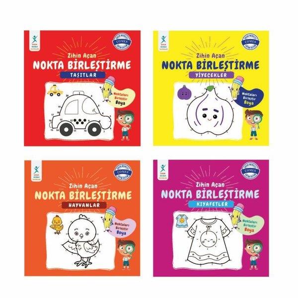 KolektifEgitim Etkinlik KitaplariZihin Açan Nokta Birleştirme Seti - 4 Kitap Takım
