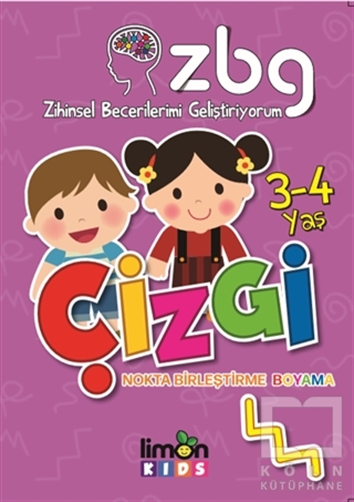 KolektifZeka GelişimiZihinsel Becerilerimi Geliştiriyorum 3-4 Yaş Çizgi