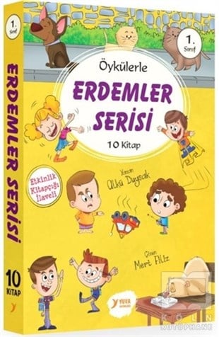 KolektifDiğer1. Sınıf Öykülerle Erdemler Serisi Seti (10 Kitap Takım)