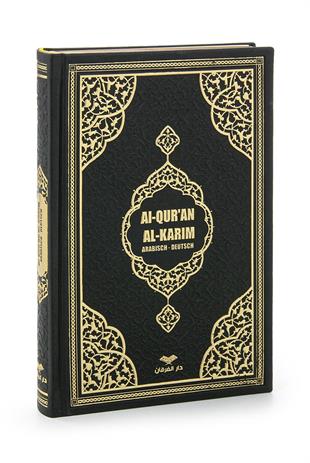 Almanca Mealli Kuran Orta Boy - Siyah