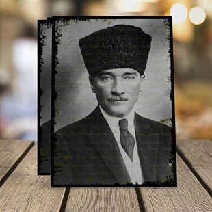 Gazi Mustafa Kemal Ahşap Retro