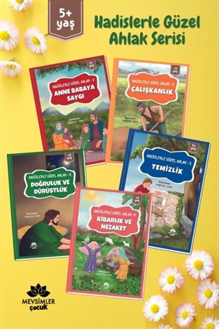 KolektifIslami Çocuk KitaplariHadislerle Güzel Ahlak Seti - 5 Kitap Takım