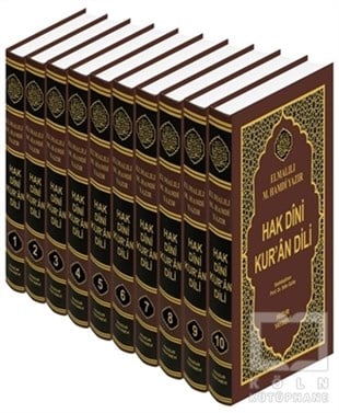 Elmalılı Muhammed Hamdi YazırTefsir KitaplarıHak Dini Kur'an Dili - 10 Cilt Takım - Büyük Boy
