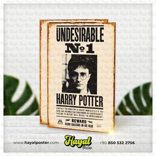 Harry Potter Aranıyor Retro Vintage Ahşap Poster