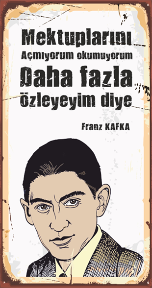 Kafka Ahşap Edebiyat Posterleri Hayal poster