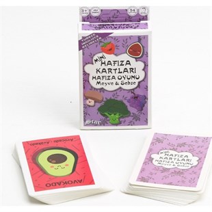 Köln KütüphaneKampanya ÜrünleriMini Hafıza Kartları Oyunu Meyve Sebze