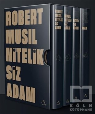 Robert MusilRomanNiteliksiz Adam (4 Kitap Takım)