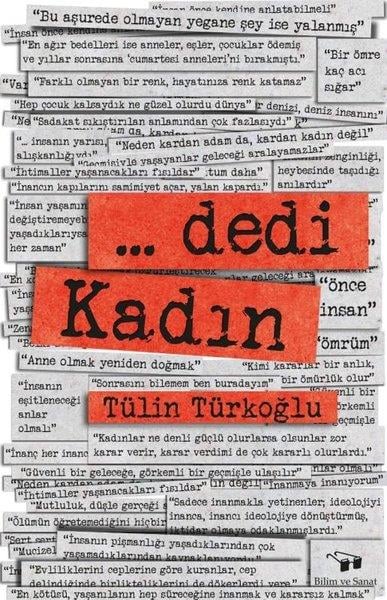 Tülin TürkoğluAnı & Mektup & Günlük Kitapları…Dedi Kadın