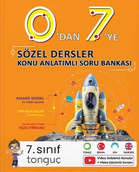 KolektifTürkçe0'dan 7'ye Sözel Konu Anlatımlı Soru Bankası