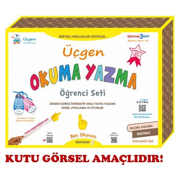 KolektifTüm Dersler1. Sınıf Üçgen Okuma Yazma Öğrenci Seti
