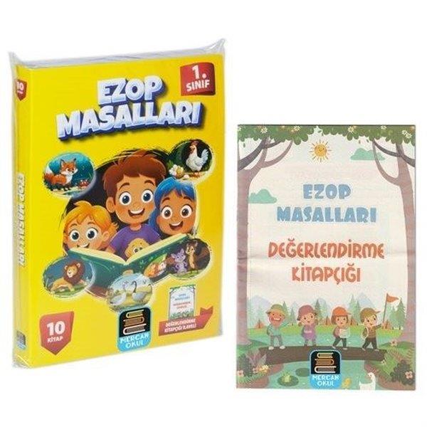 KolektifOkul Öncesi Masal Kitapları1. Sınıf Okuma Ezop Masalları Seti - 10 Kitap Takım - Değendirme Kitapçığı İlaveli
