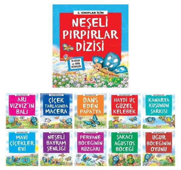 KolektifEgitim Etkinlik Kitaplari1. Sınıflar İçin Neşeli Pırpırlar Dizisi Seti - 10 Kitap Takım