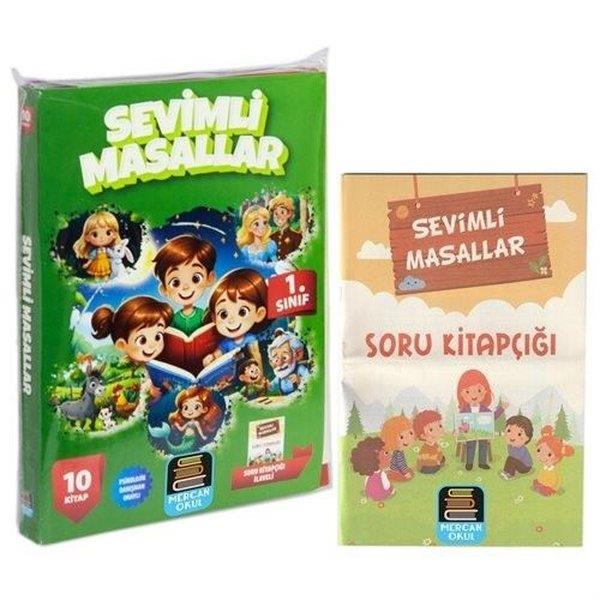 KolektifEtkinlik Kitapları1. Sınıf Sevimli Masallar Okuma Seti - 10 Kitap Takım + Soru Kitapçığı İlaveli