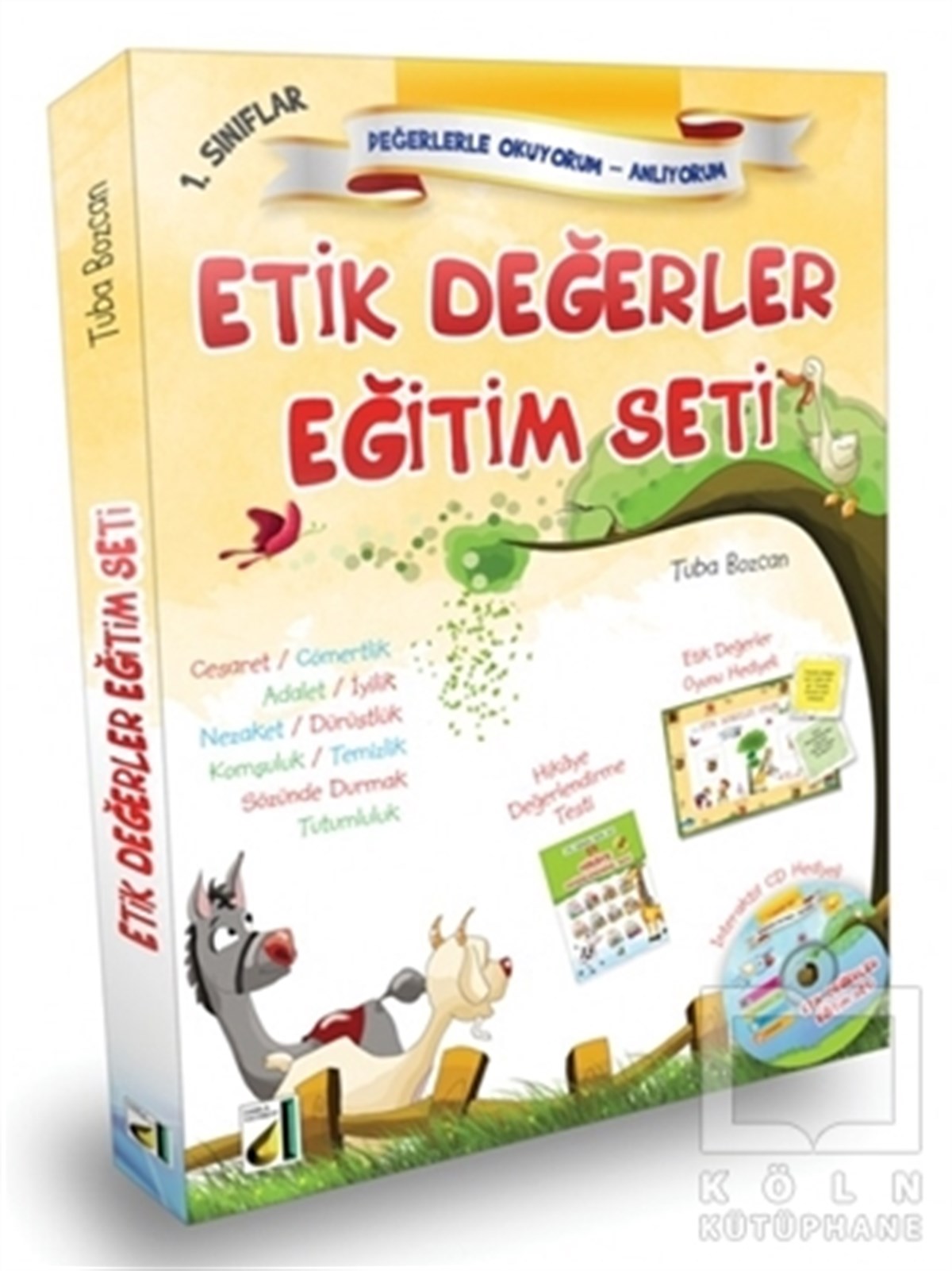 1. Sınıflar Etik Değerler Eğitim Seti (10 Kitap+HDS+CD)