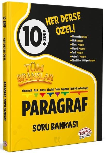 KolektifTürk Dili Ve Edebiyati10. Sınıf Tüm Branşlar Paragraf Soru Bankası