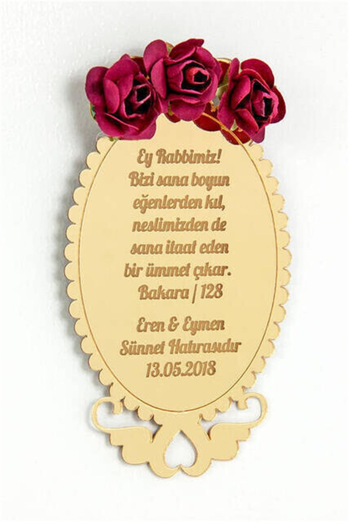 10 Adet Hediyelik Aynalı Pleksi Mıknatıslı Dolap Süsü Özel Notlu