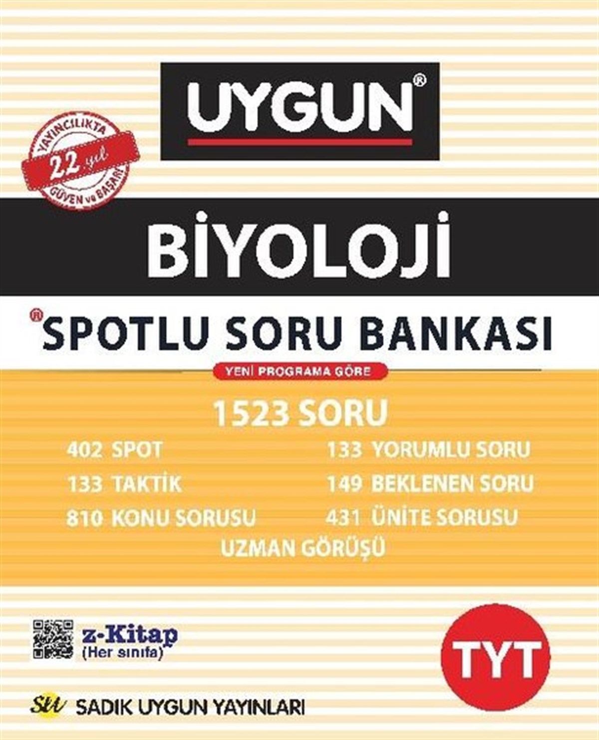 KolektifTemel Yeterlilik Testi - Alan Yeterlilik Testi (YKS-TYT/AYT)12.Sınıf Tyt Spotlu Biyoloji