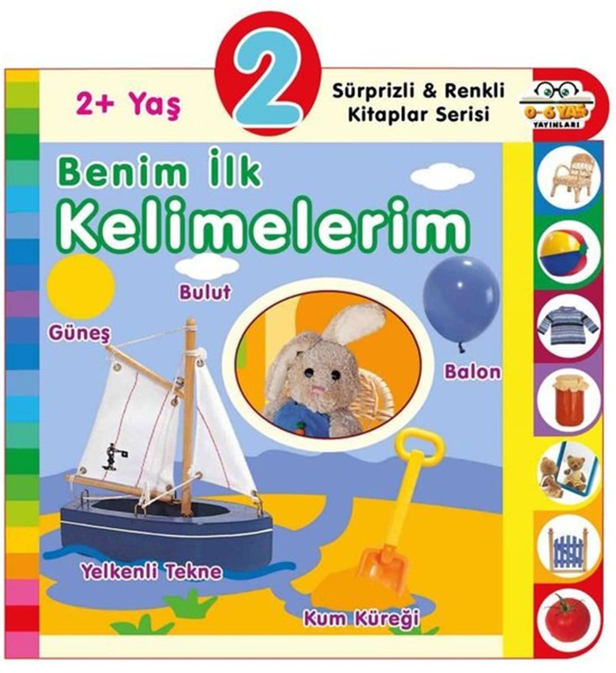 KolektifEgitim Etkinlik Kitaplari2+ Yaş Benim İlk Kelimelerim - Sürprizli ve Renkli Kitaplar Serisi