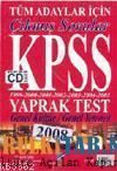 KolektifKPSS Deneme Sinavi - Yaprak Test2007 Genel Yetenek Kültür Genel Yetenek Yaprak Test