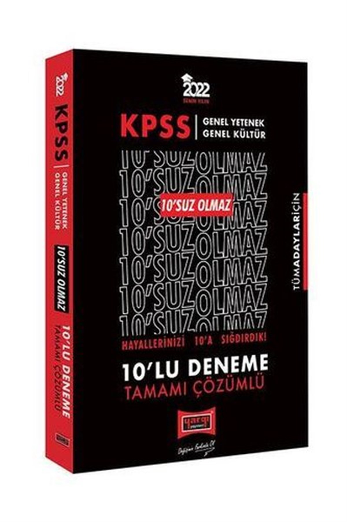 KolektifKPSS2022 KPSS GY GK 10'SUZ Olmaz Tamamı Çözümlü 10'lu Deneme