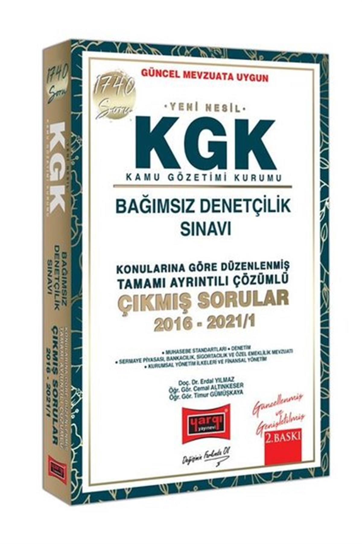 KolektifKPSS2022 Yeni Nesil KGK Bağımsız Denetçilik Sınavı Konularına Göre Düzenlenmiş Tamamı Ayrıntılı Çözümlü