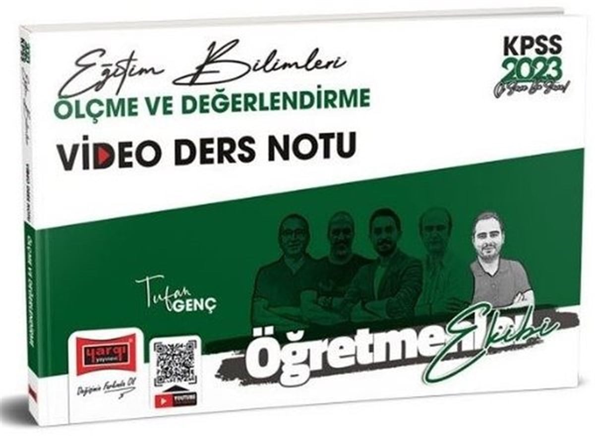 Tufan GençKPSS2023 KPSS Eğitim Bilimleri Öğretmenler Ekibi Ölçme ve Değerlendirme Video Ders Notları